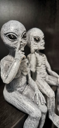 Alien Invasion Ledge Loungers “Peace & Quiet” UFO 2pcs Set