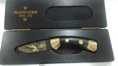 *Deal Pending*1992 Ltd Ed. Boker Solingen "Black Gold" Lockback, View more