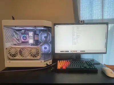 RTX 3080 Gaming PC – Full White Aesthetic Build, View more