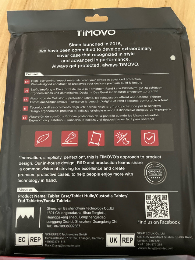 TiMOVO iPad cover 10.2 in iPad & Tablet Accessories in Ottawa - Image 3