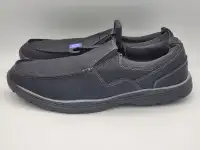 Men's laceless shoes black size 11 brand new / souliers hommes