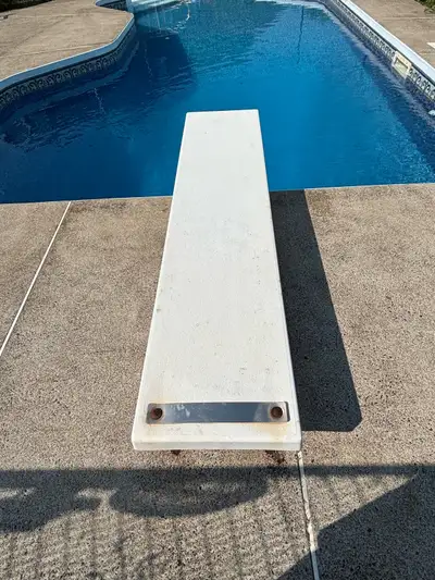 6ft Fiberglass diving board and base, View more