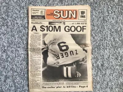 first edition Toronto sun, View more