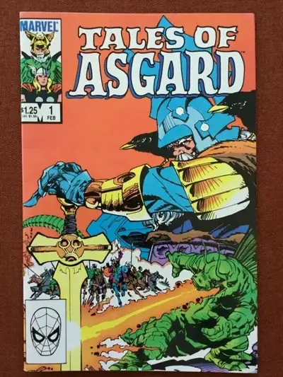 THOR Tales Of Asgard #1 (1983) copper age giant size Comic in near mint condition Newsstand Variant...