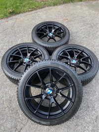 18” BMW Rims with winter tires