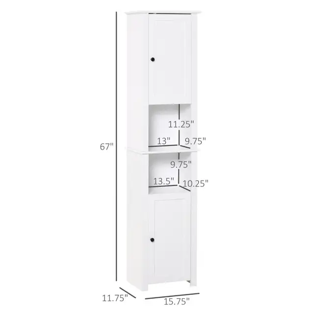 Tall Medicine Cabinet, Freestanding Bathroom Storage Cabinet wit in Bathwares in Markham / York Region - Image 4