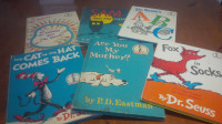 6 Older Dr. Seuss HC Books, See Listing