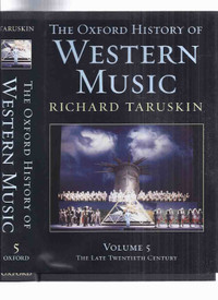 Oxford History of Western Music Volume 5 Late Twentieth Century