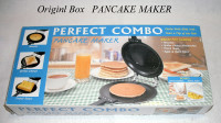 Vintage Perfect Pancake Maker, new in original box