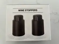 2 new in box Wine bottle vacuum stoppers