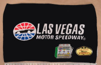 NASCAR LAS VEGAS MOTORSPEEDWAY TOWEL AND 2 PINS