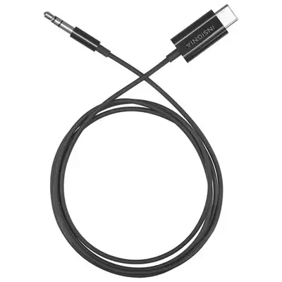 Insignia 3 ft. USB Type C to 3.5mm Audio Cable. Connect Android Phone to Car Stereo, Speaker, Boombo...