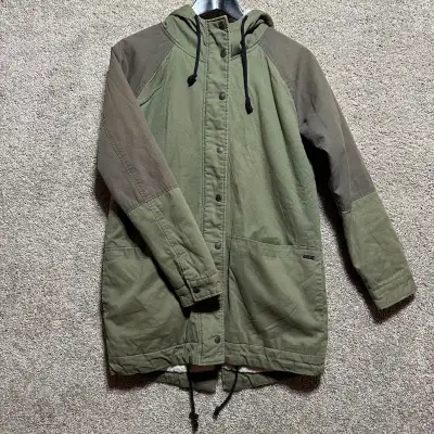 RVCA Men's Hooded Parka Coat with Sherpa Lining, View more
