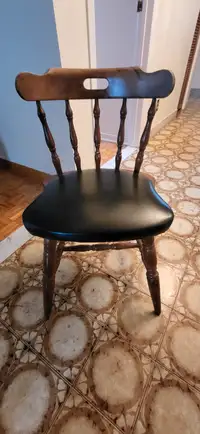 Solid accent wood chair FOR SALE