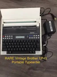 RARE Vintage Brother EP45 Portable Typewriter 