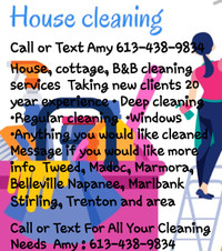 House , cottage and B&B cleaning services 