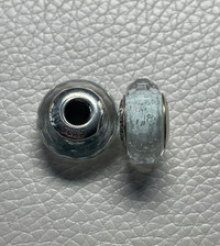 Pandora Frosty Mint Shimmer Mucano Glass charms (set of 2)