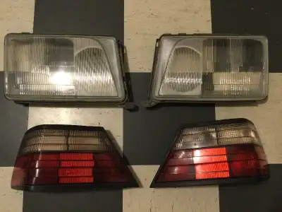 94-95 Mercedes E420 E320 Tail Lights OEM E500, glass headlights, corner lights, grille, mirrors Merc...