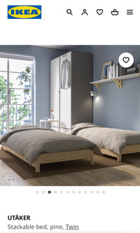 Ikea Utaker bed 