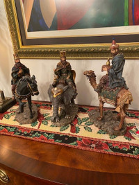 RARE Exceptional and Large High-End Three Magi (Wise Men)