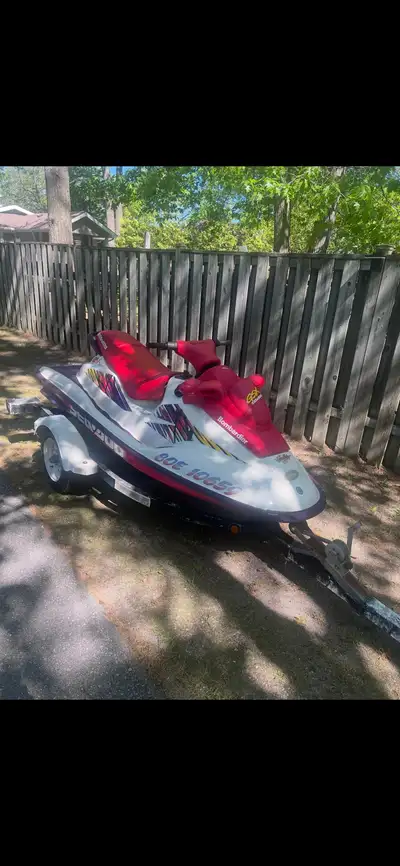 This Bombardier Sea-Doo GSX personal watercraft offers a thrilling ride on the water and is in good...