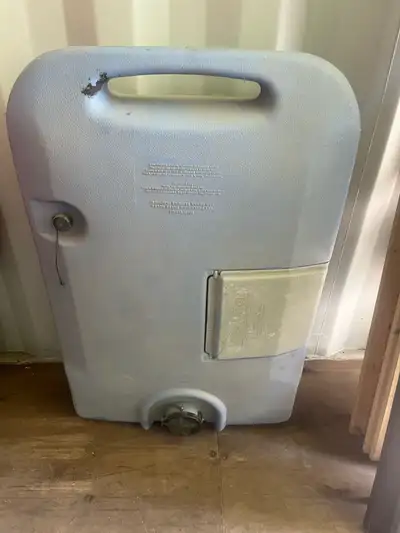 Used Grey tank for RV and trailer, in perfect working condition. Pick up is East Regina