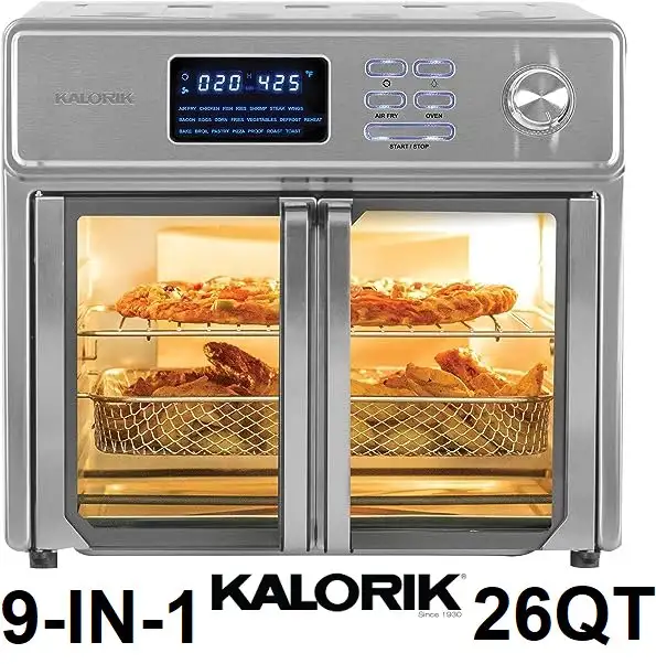 KALORIK DIGITAL MAXX EXTRA LARGE 9-IN-1 AIR FRYER OVEN in Toasters & Toaster Ovens in Markham / York Region - Image 2