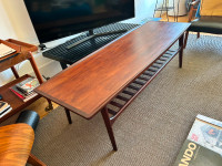 SOLD | MCM Coffee Table with Magazine Rack