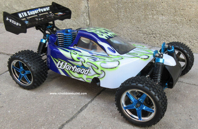 New RC Car / Buggy 3.0cc Nitro Gas Engine 4WD 2.4G 1/10 Scale in Hobbies & Crafts in Regina