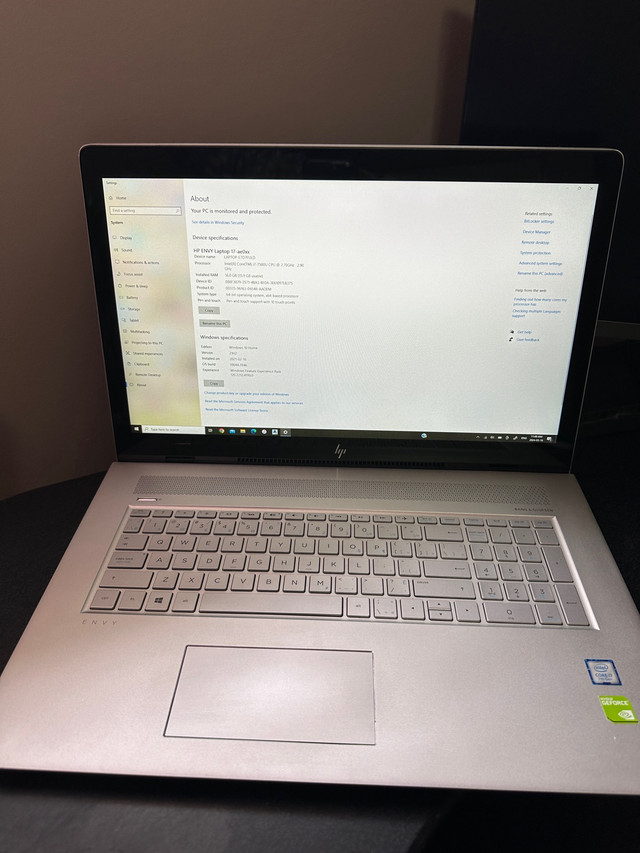 HP laptop - Envy 17 Touch Screen in Laptops in Regina - Image 2