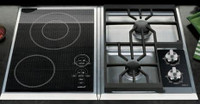 Wolf 15" Induction +Wolf 15" gas cooktop, ,new in box. 2 burners