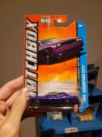 2013 Matchbox Dodge Challenger SRT8 Plum Purple