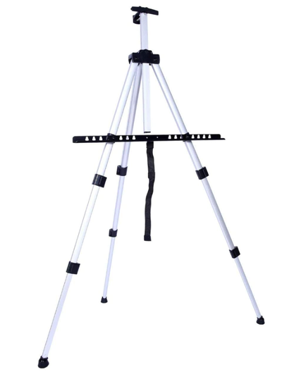 Aluminum Field Easel with Bag, Ohuhu 21 to 66-InchTable-Top/Floor Artist Easel Stand with Carrying B...
