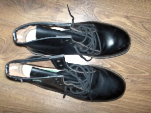 Men's Size 10 Steel Toe Leather Boots63295983556097122