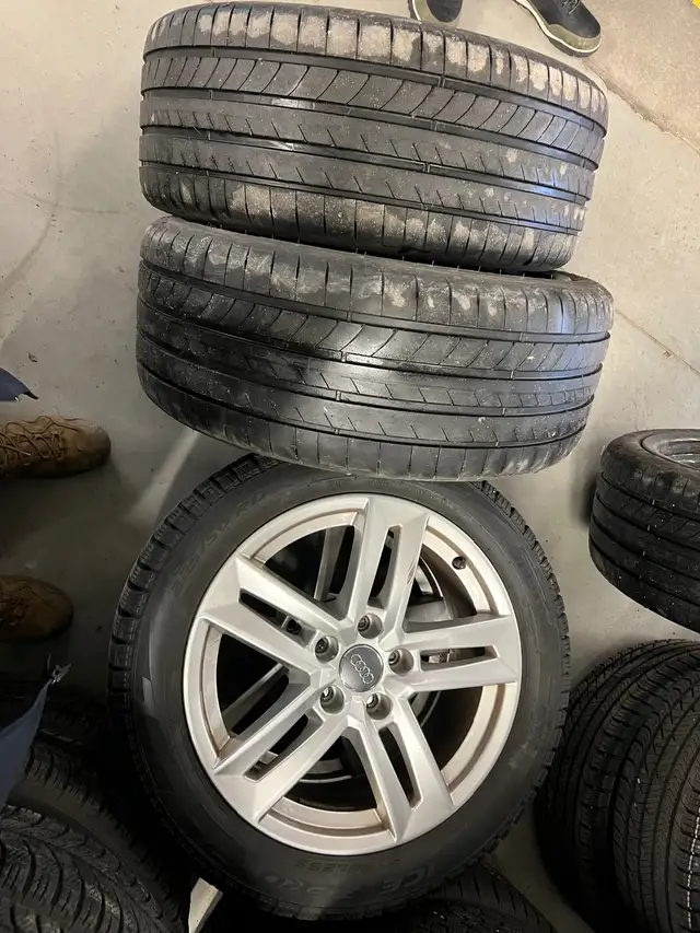 Pirelli Ice Zero Studless Winter Tires and Rims  225/50R17 in Tires & Rims in Oshawa / Durham Region - Image 2