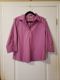 Women's Eddie Bower Wrinkle Resistant Size Large Shirt