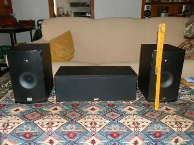 PSB Alpha B Black Bookshelf Speakers - 90W - 2-Way NEW!, View more