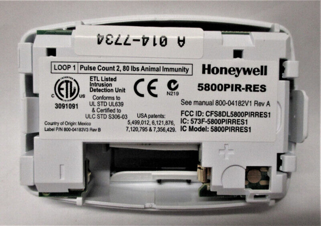 Used HONEYWELL 5800PIR-RES WIRELESS MOTION DETECTOR working well in Cameras & Camcorders in Stratford - Image 4
