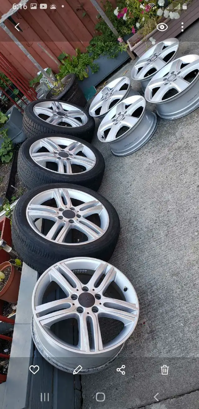 Mercede . 8 rims very good condition. in Tires & Rims in City of Toronto - Image 2
