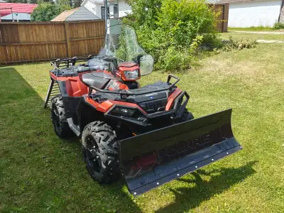 Posting for a friend with no internet: Polaris 4x4 quad 2021. Only 840 miles. All in town miles. Lot...