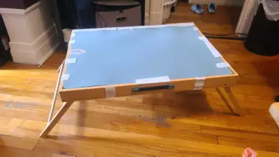 I am moving so I am selling some furniture. I only used it once or twice, fits large puzzles. Has dr...