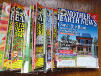 Mother Earth News Magazines (50 Back issues)