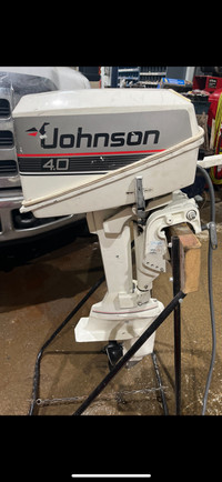  4 hp Johnson deluxe 