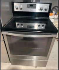 Whirlpool stainless smooth stove mint delivery available