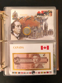 Collection Monnaies, timbres et billets de banque du monde