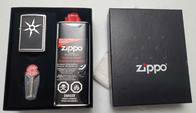 Brand new Zippo gift set " Mike L" engraved on back in Other in City of Toronto - Image 2