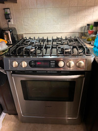 BOSCH Gas Stove in Stainless Steel