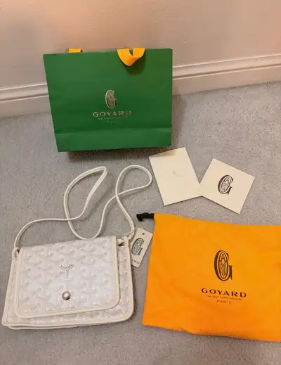 Authentic Goyard Plumet Pouch Wallet - White (BNWT), View more