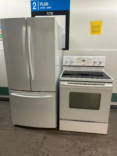 Frigidaire and stove, View more