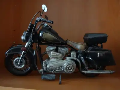 one of a kind hand made made motorcycle made of copper heavy, View more